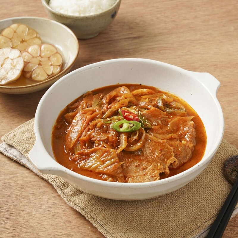 주식회사 더프레시에프앤비,[픽맛집] 한돈 묵은지 돼지고기 김치찜 밀키트 630g